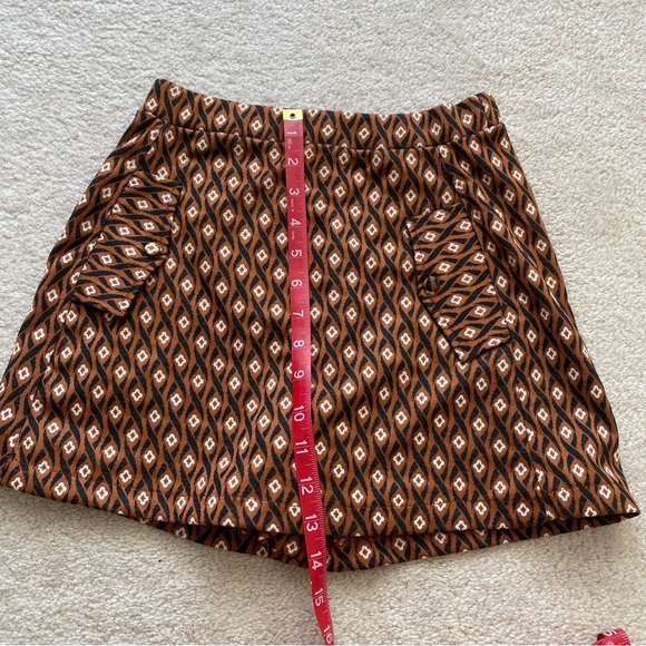 ZARA PATTERNED WOVEN SKORT (KIDS) - Picture 6 of 9